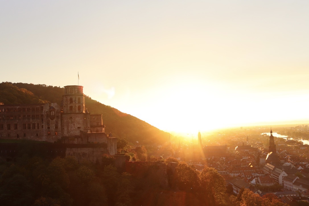 Golden hour over Heidelberg